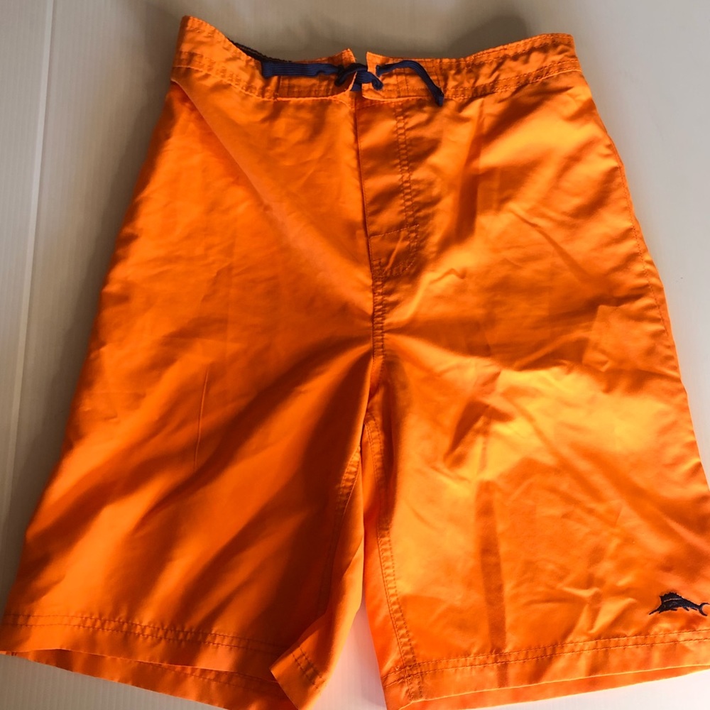 Tommy‎ Bahama kids swim trunks orange Size XL